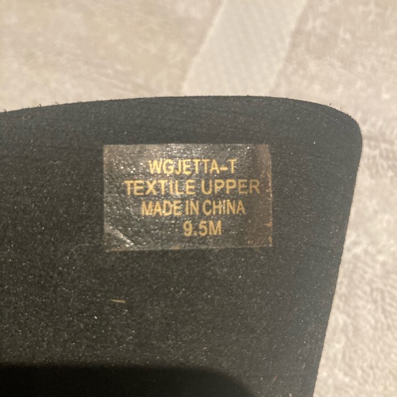 Guess brand black wedge thong sandals with leopard print bow never worn - Picture 3 of 6